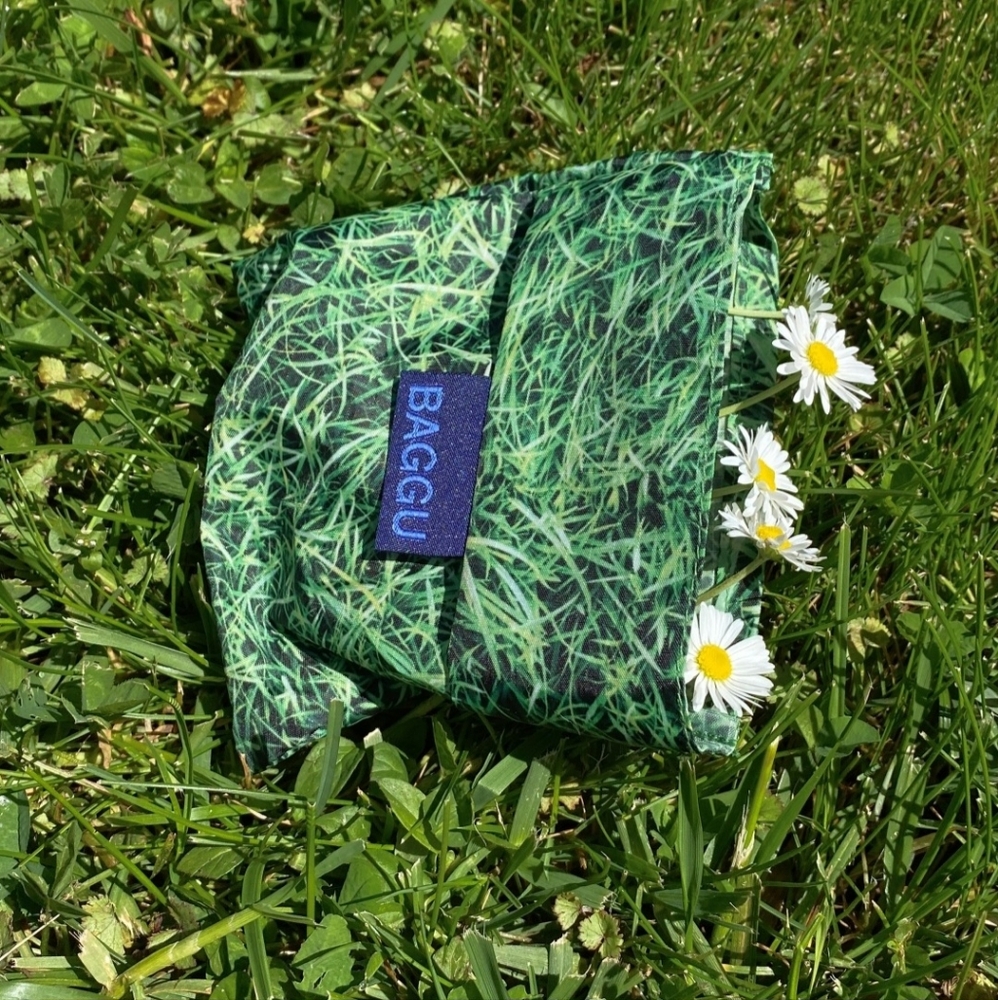 NWT BAGGU Baby Printed Reusable Tote Grass - Picture 2 of 4
